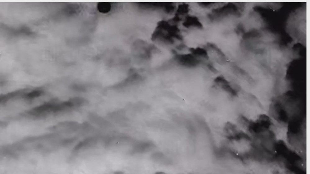 DOW-UAP-PR055 - Spherical UAP Over AFG In and Out of Clouds